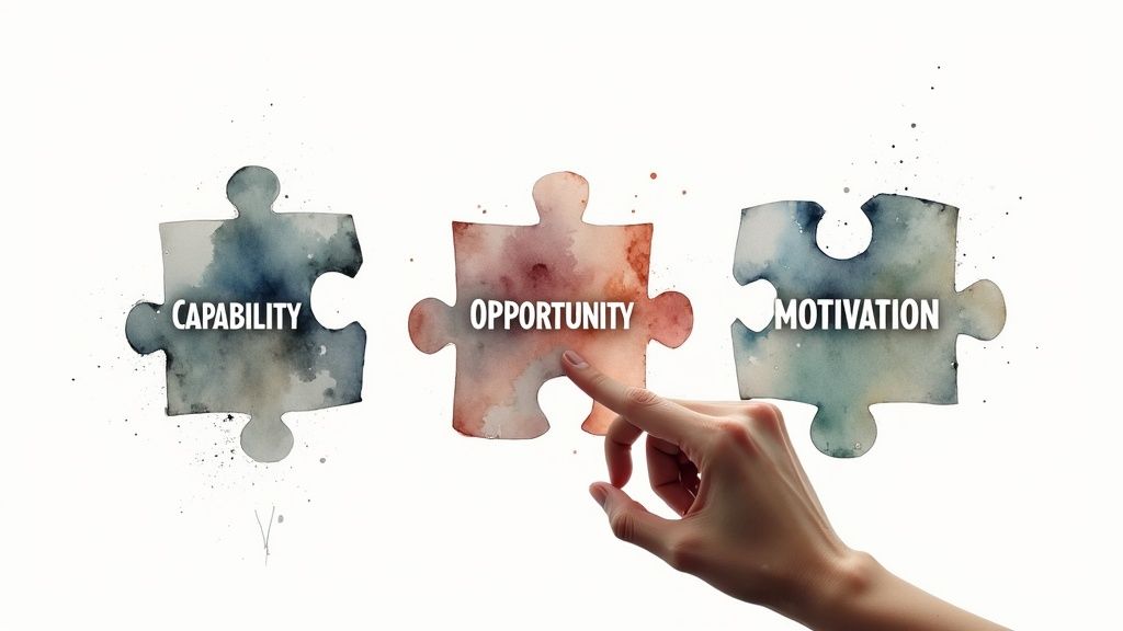 Diagram of Behavior Change Concepts