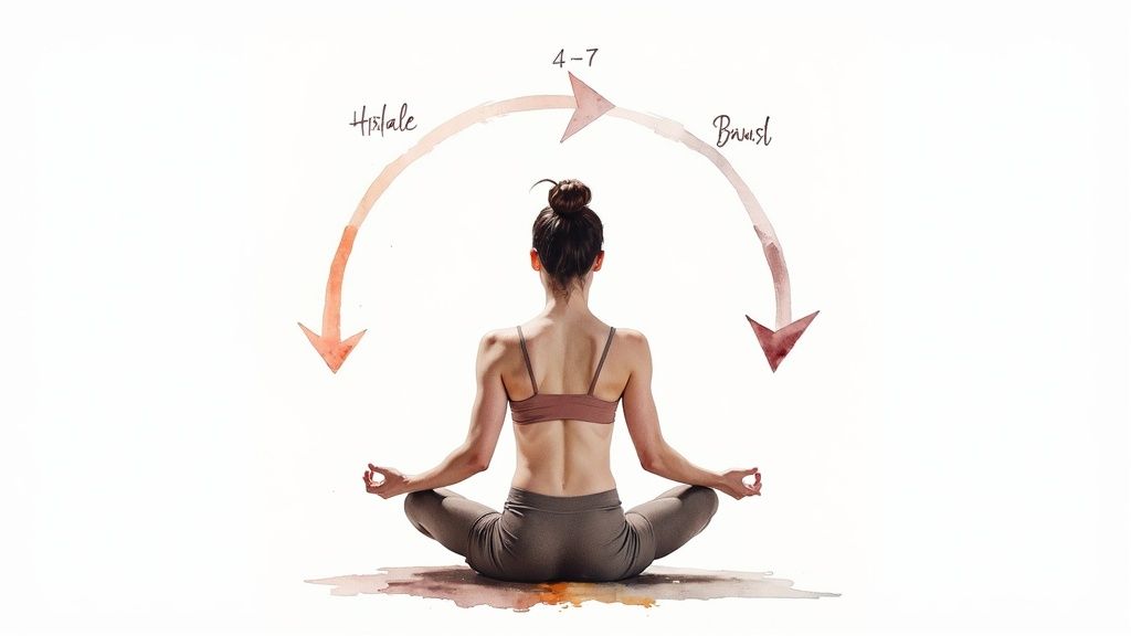 Deep Breathing Techniques (4-7-8 Breathing)