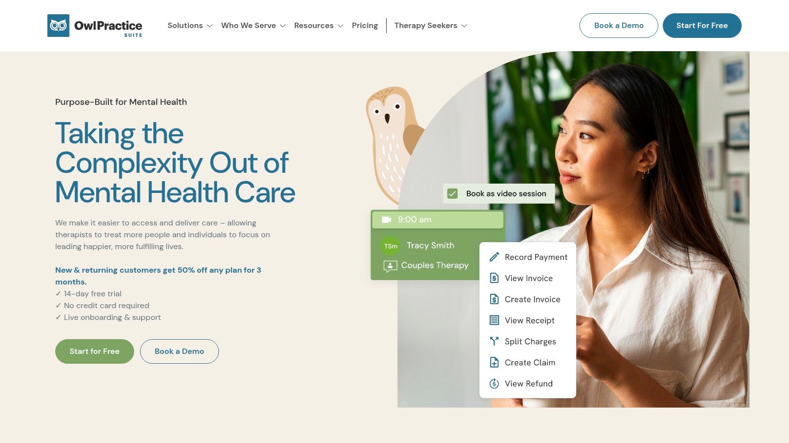 Owl Practice – EHR with Measurement-Based Care