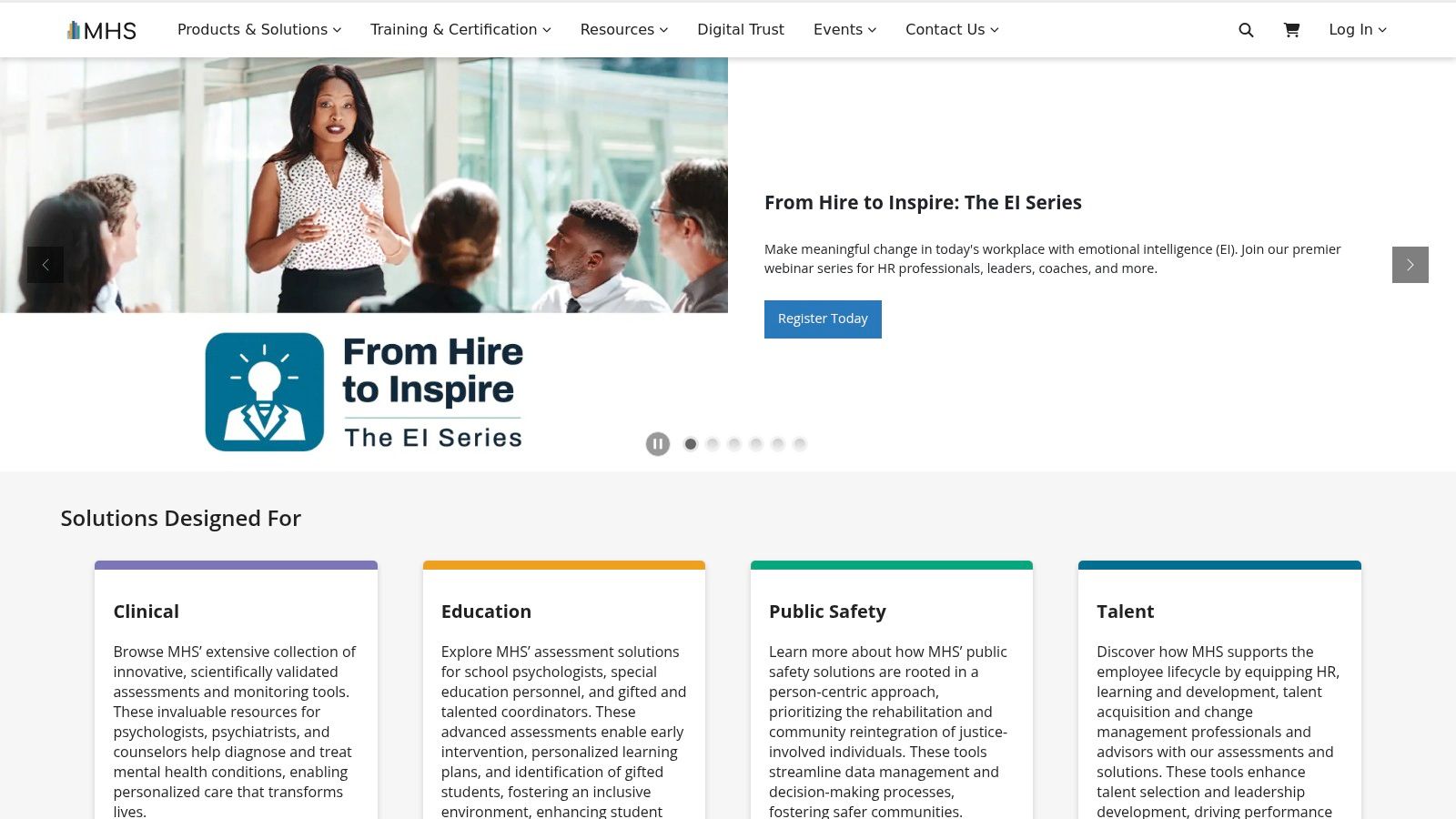 Multi-Health Systems (MHS) – Online Assessment Center+