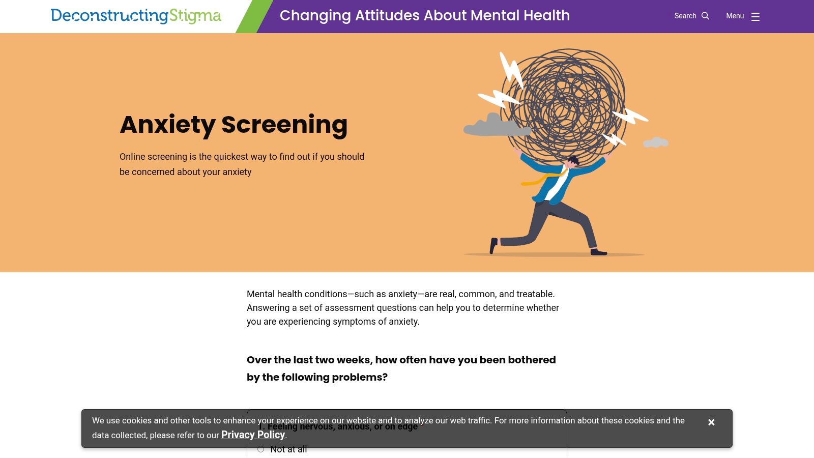 McLean Hospital – Anxiety Screening (GAD-7)