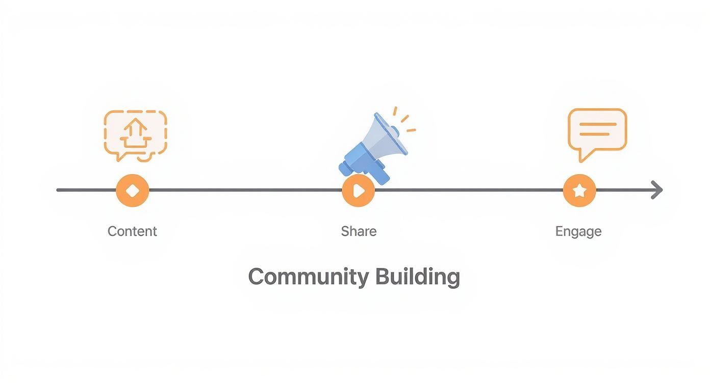 Infographic about how to become a thought leader