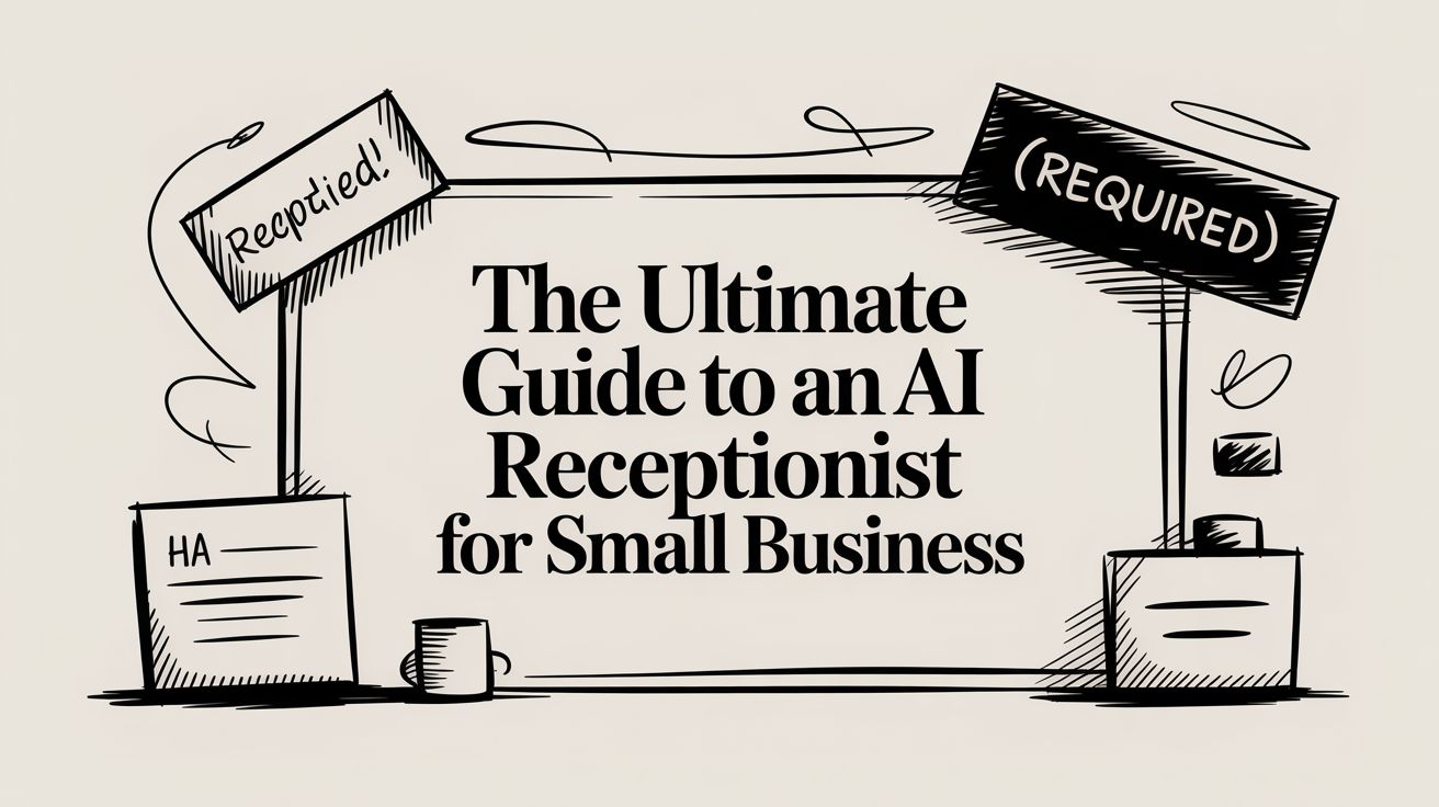 Your Super Smart Guide to an AI Receptionist for a Small Business