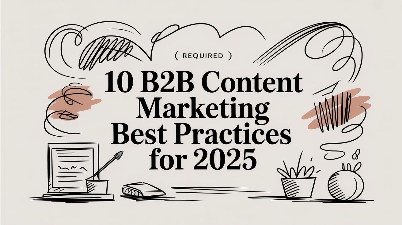 10 B2B Content Marketing Best Practices for 2025