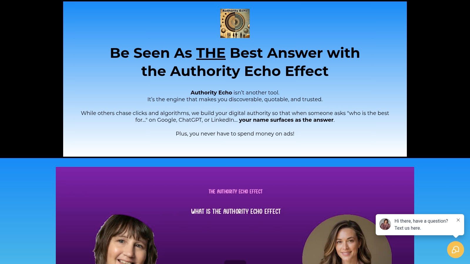 Authority Echo — AI Agent, Lead Automation and AI Booking Pro