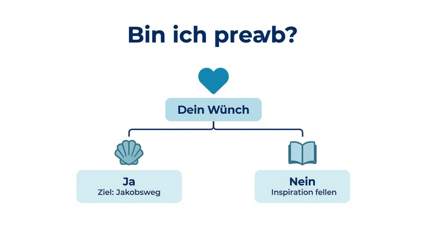 Infographic about jakobsweg für anfänger