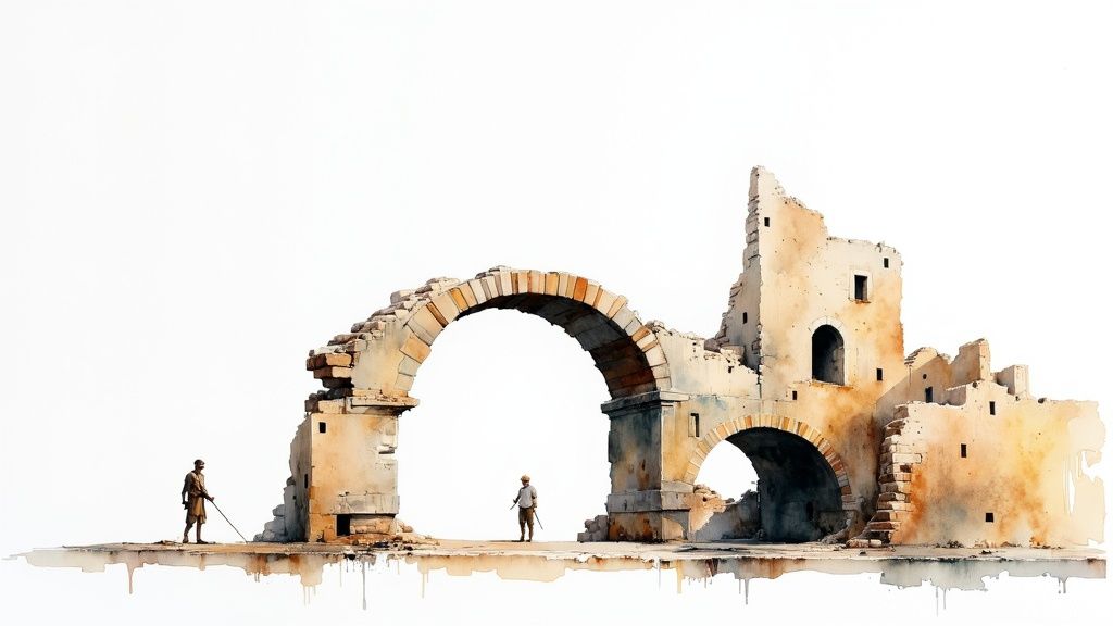 Römisches Theater in Mérida an der Vía de la Plata