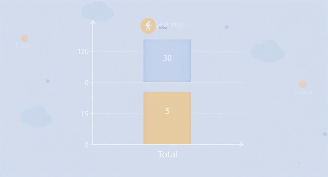 Infographic about jakobsweg wie lange