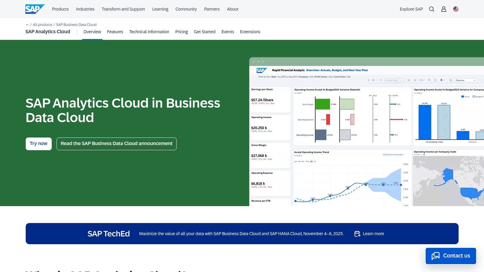 SAP Analytics Cloud