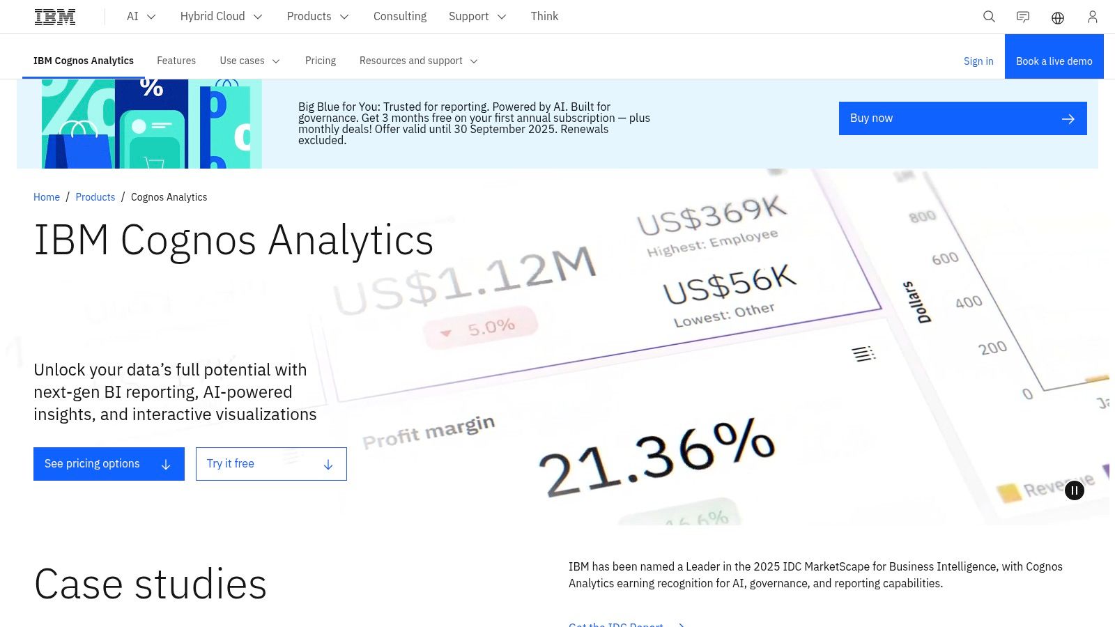 IBM Cognos Analytics