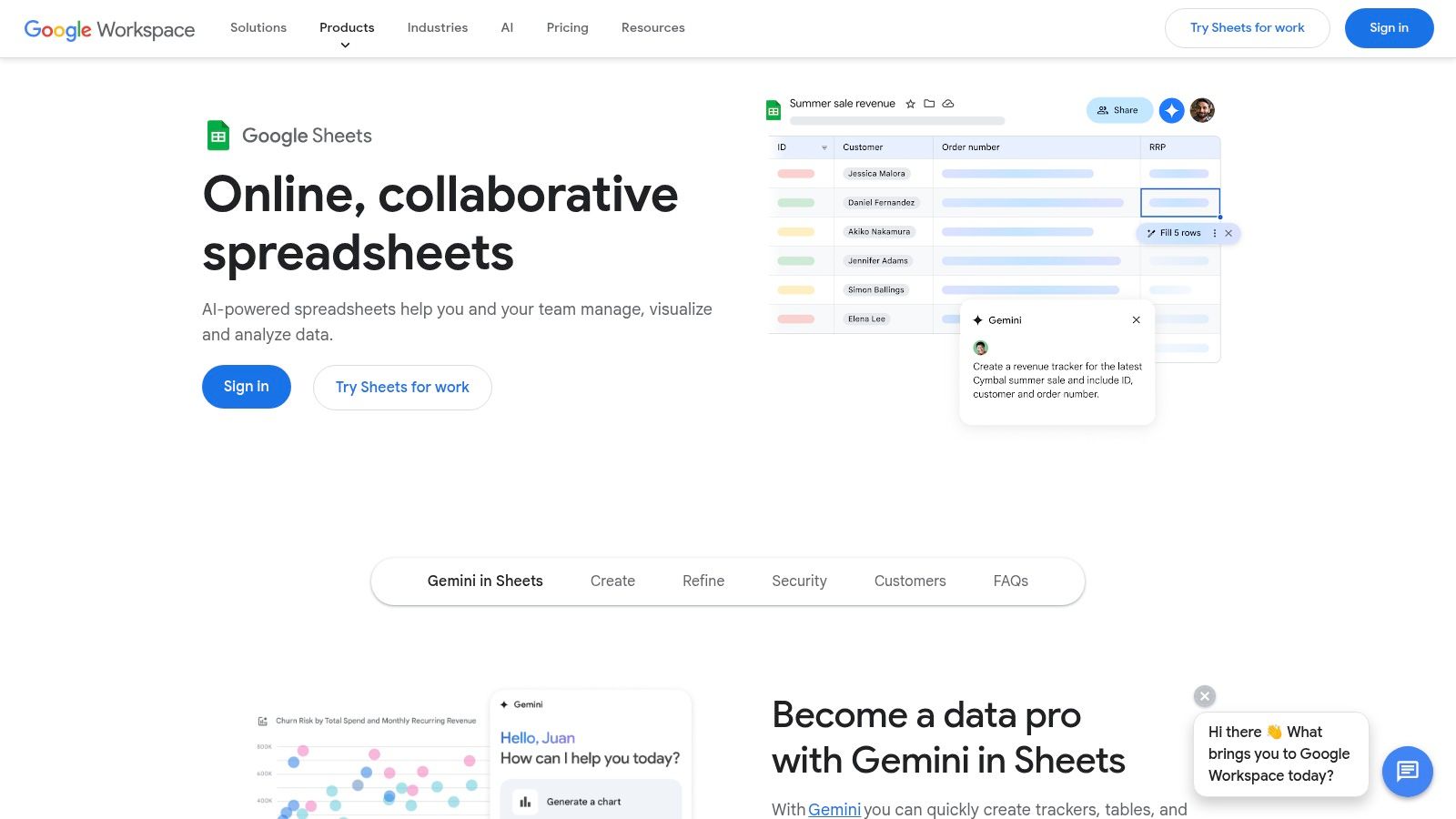 Google Sheets