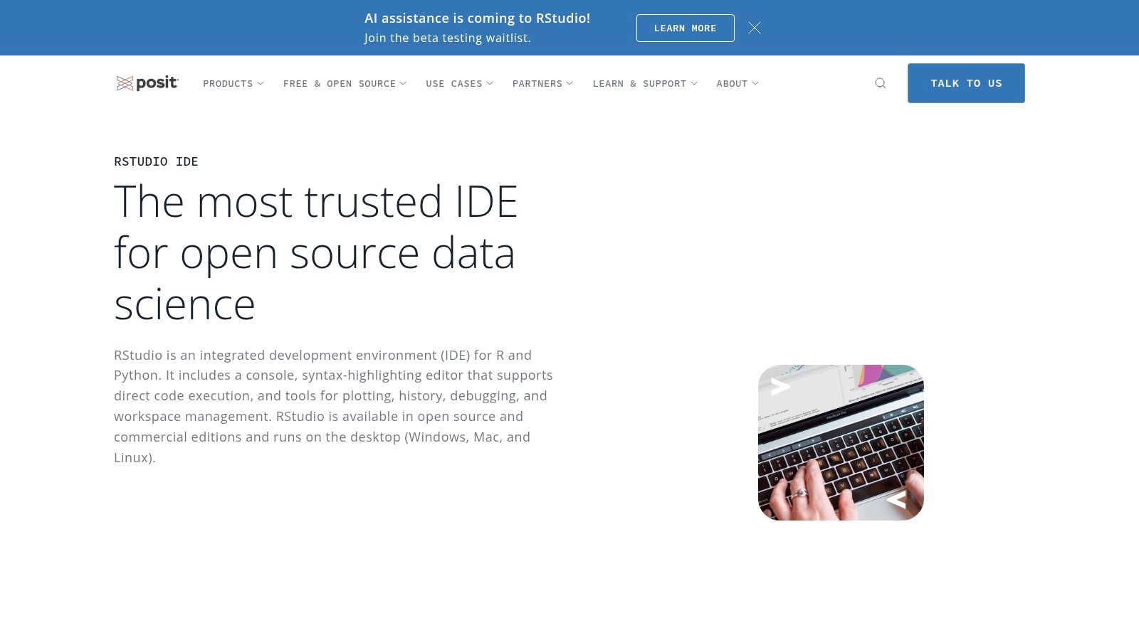RStudio Desktop (by Posit)