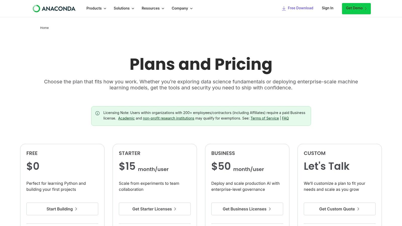Anaconda (Distribution / Cloud)