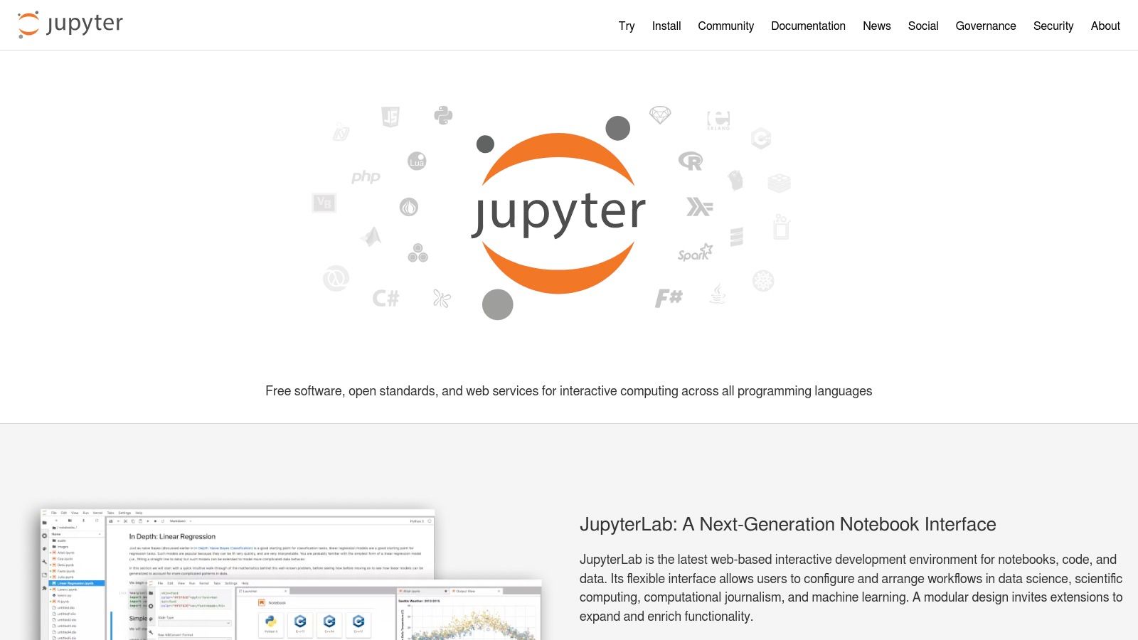 Project Jupyter (JupyterLab / Notebooks)