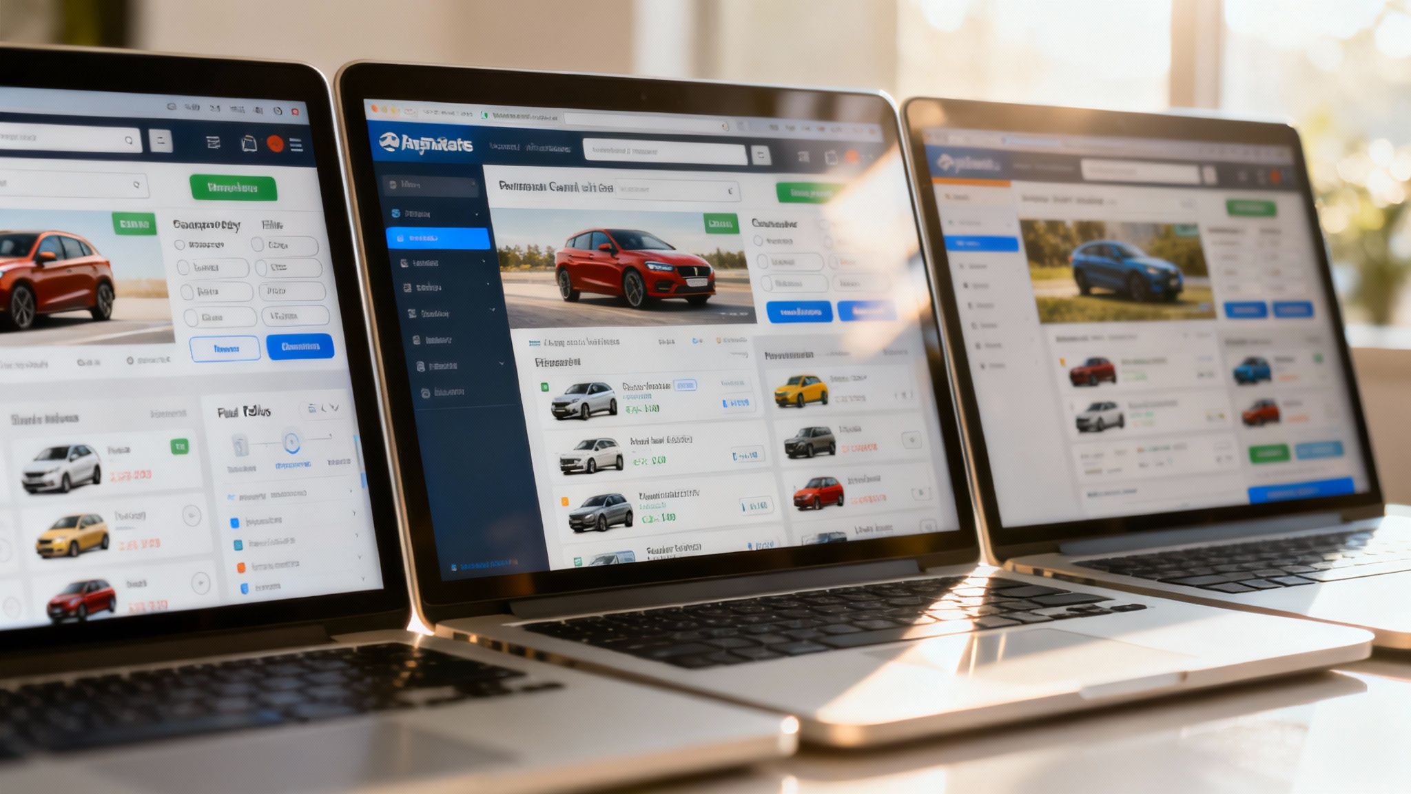 Vue aérienne d'une route côtière sinueuse avec une voiture