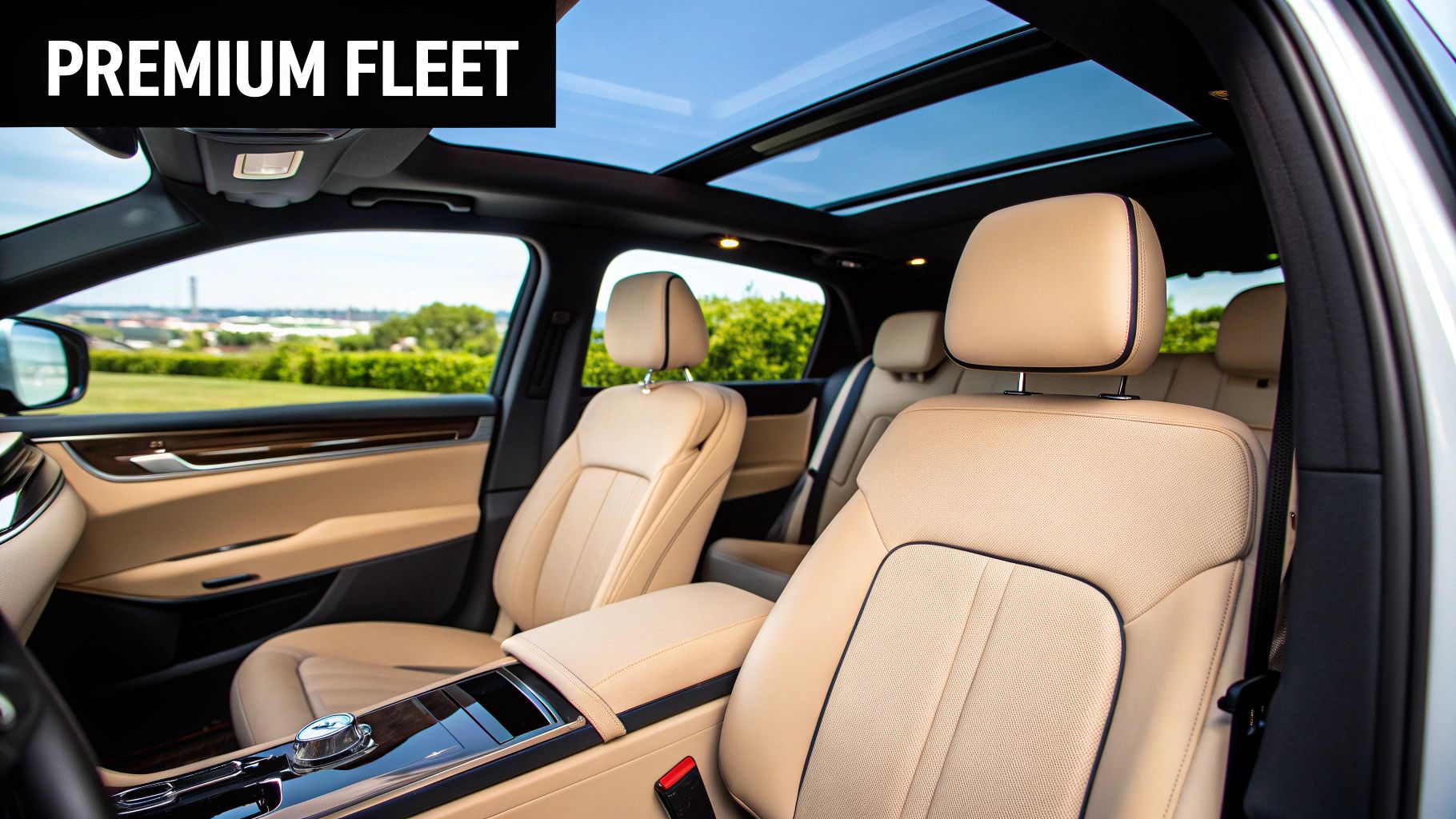 A detailed infographic showing the cost breakdown of a premium chauffeur service