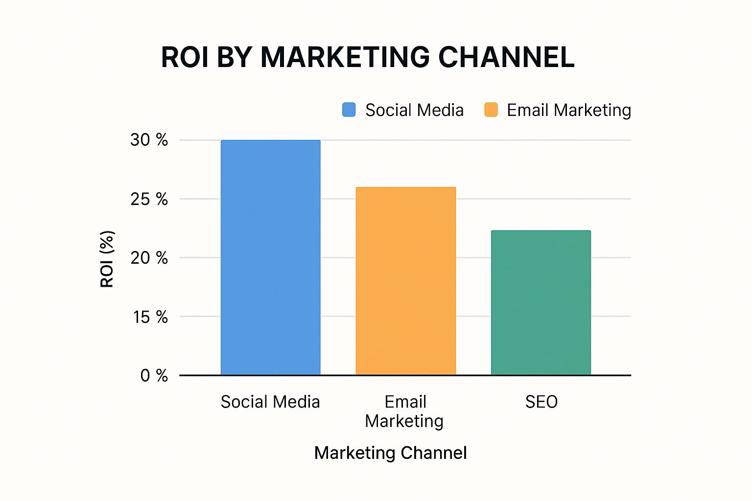 Infographic about small business marketing budget