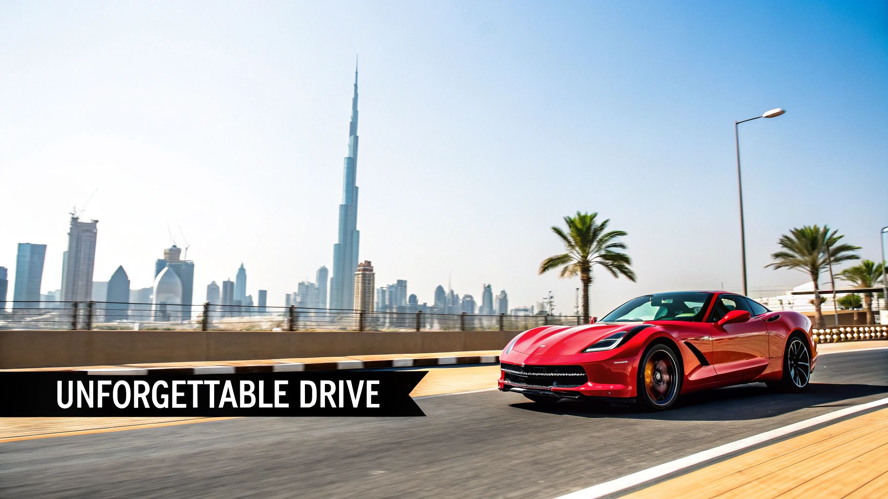 Corvette on Dubai street