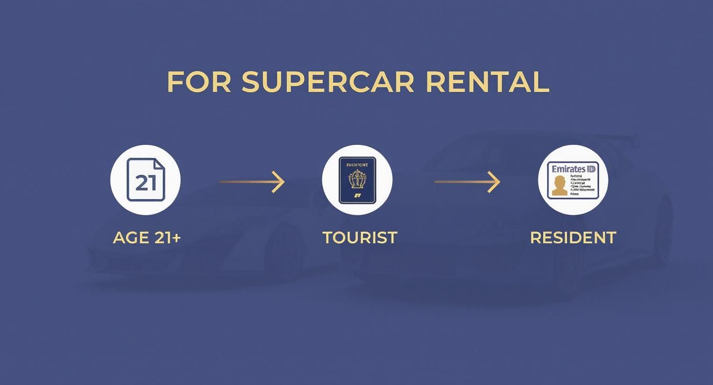 Infographic about supercar rent a car