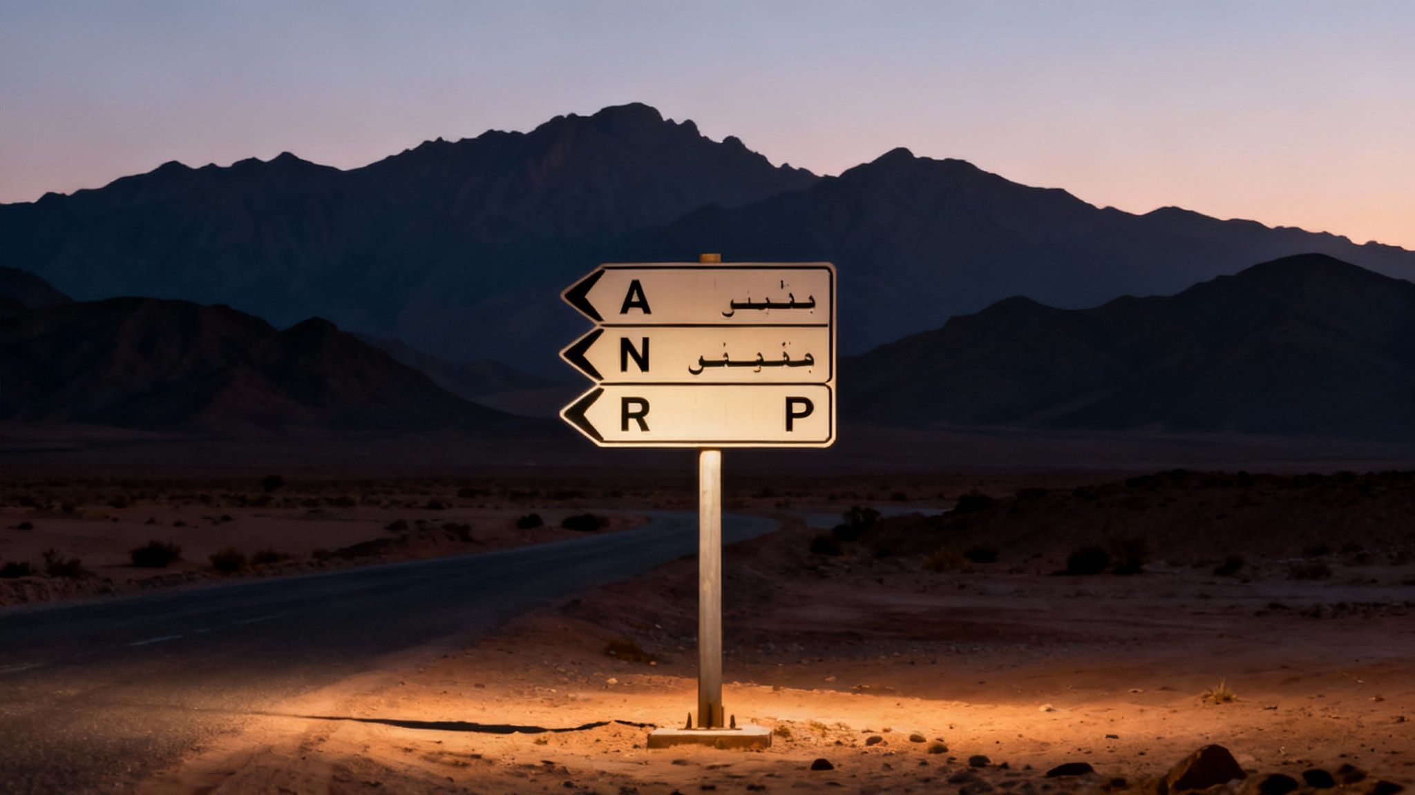 Une route sinueuse dans les montagnes de l'Atlas au Maroc