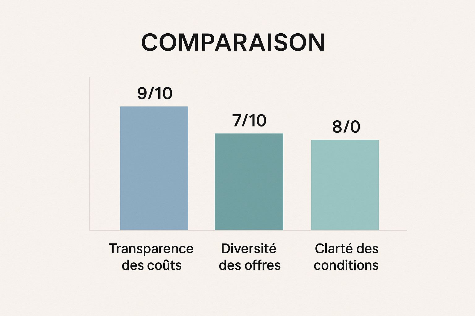 Infographic about meilleur comparateur location voiture