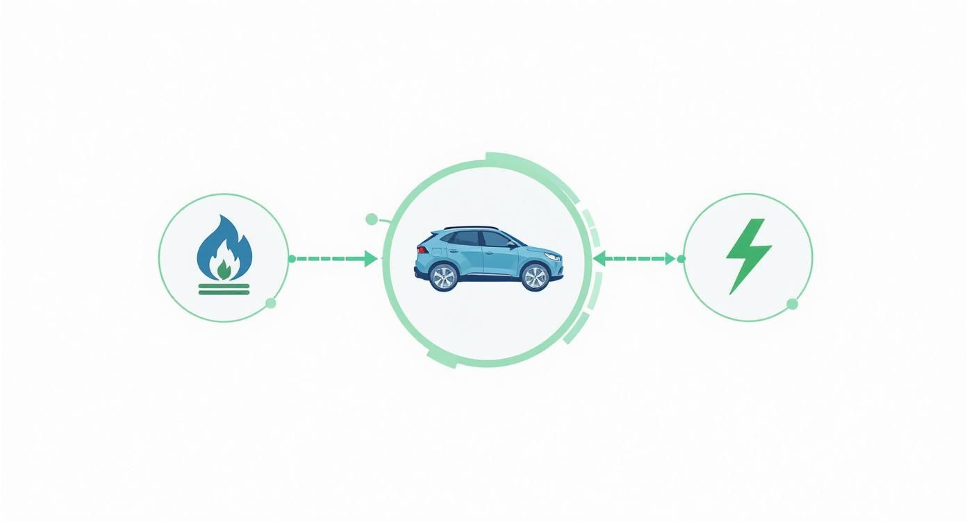Infographic about suv hybride rechargeable