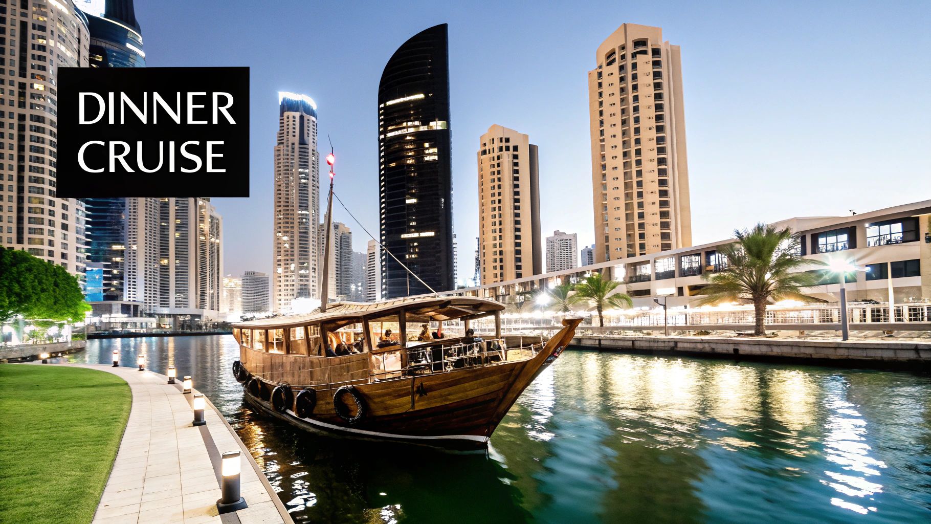 9 Unforgettable Date Ideas Dubai Has to Offer in 2025 2 Dubai Marina Dhow Cruise Dinner