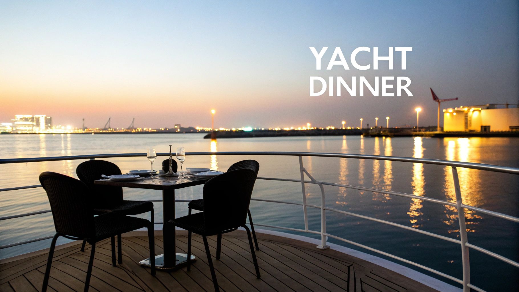 Dubai Marina Yacht Cruise & Dinner