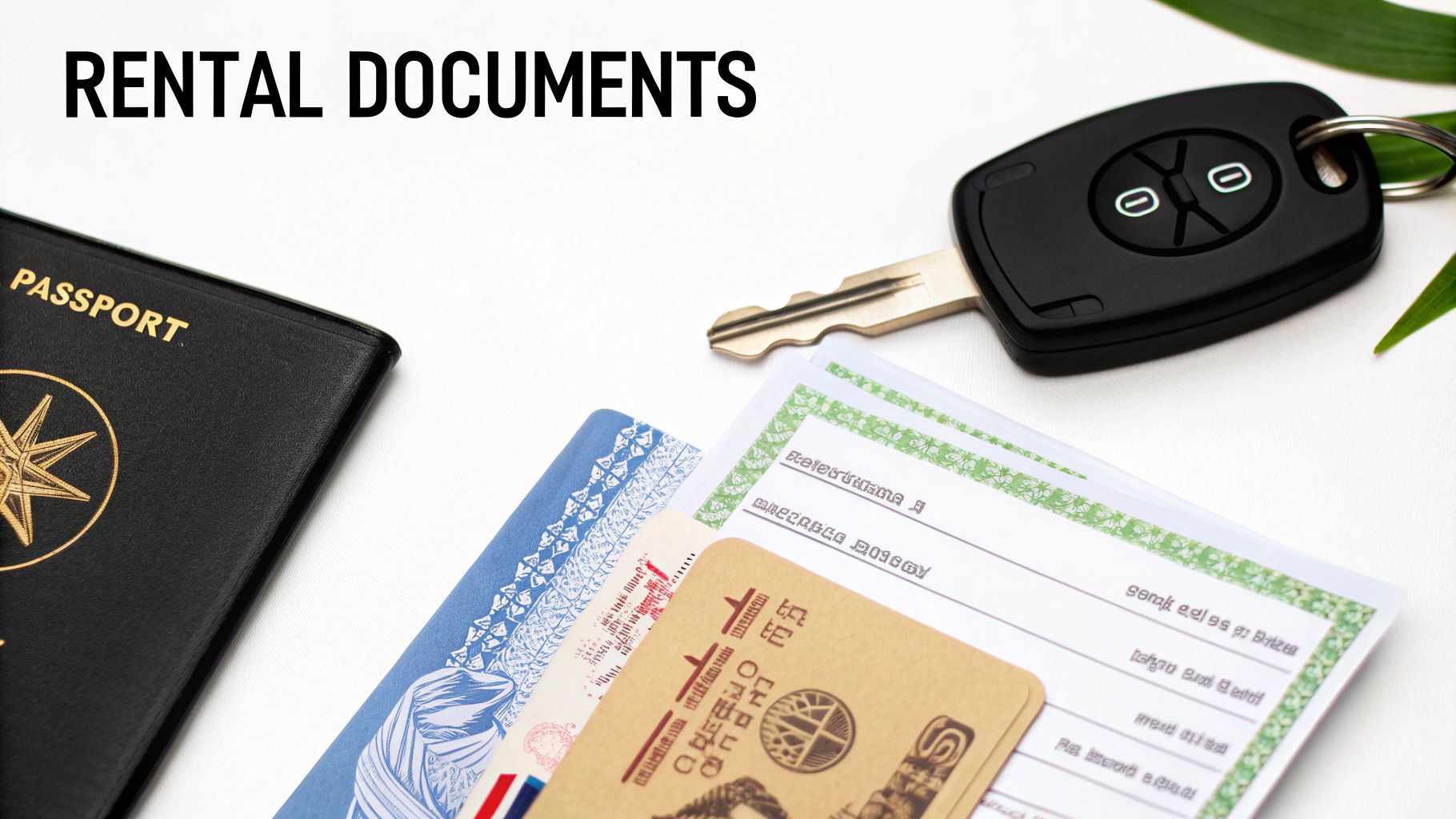 Person handing over car keys for a Mercedes Benz rental