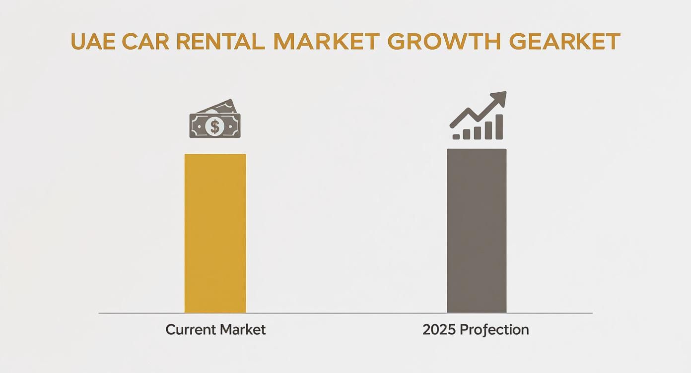 Infographic about rent a mustang dubai
