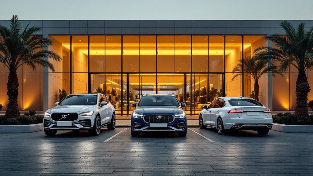 Documents de voyage et clés de voiture prêts pour la location