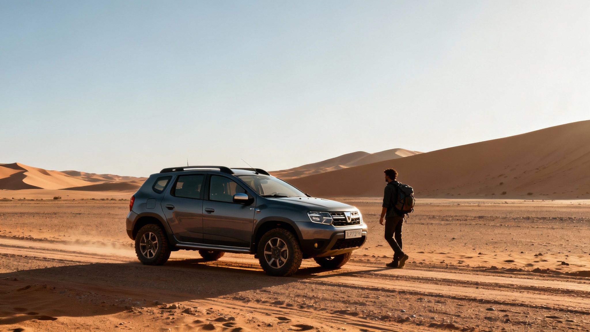 Une personne signant un contrat de location de voiture longue durée avec des clés de voiture posées sur le document