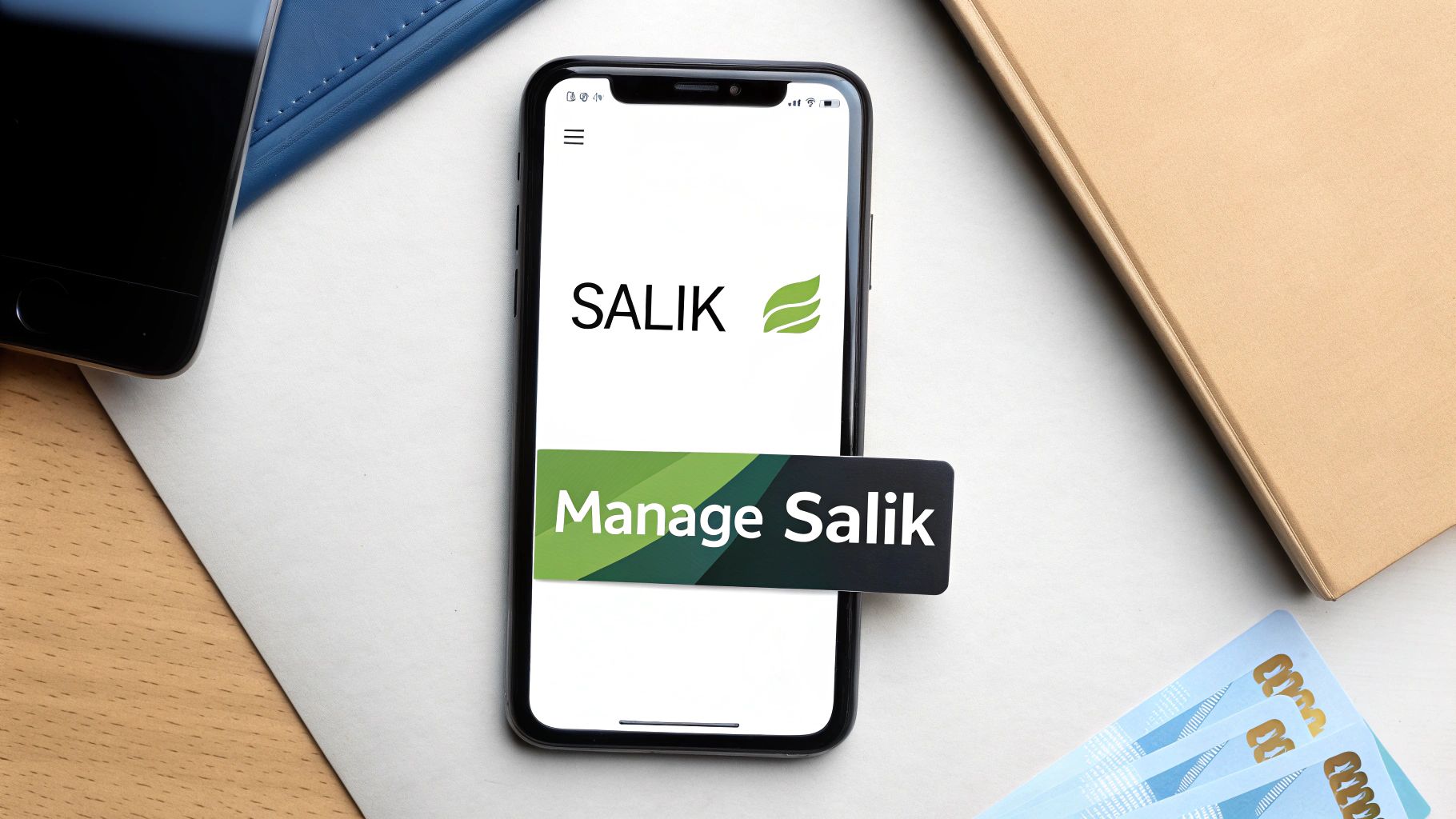 how to get salik tag in Dubai: easy guide 3 A smartphone displaying the Salik app with a clear balance, held in front of a car's dashboard