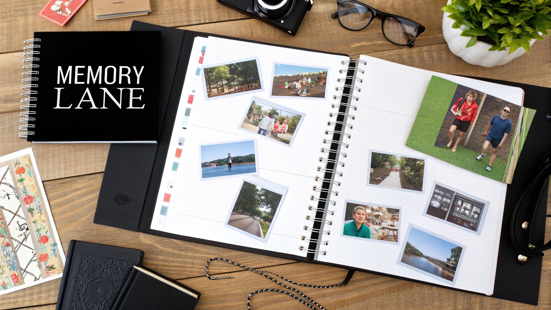 Memory Lane Photo Album or Scrapbook