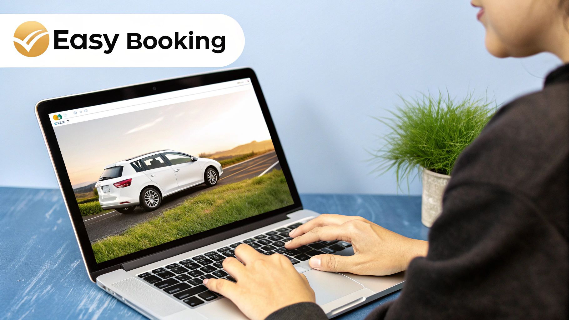 Corporate Car Hire UAE: Transform Your Business Operations 3 Image of a professional managing finances for corporate car hire