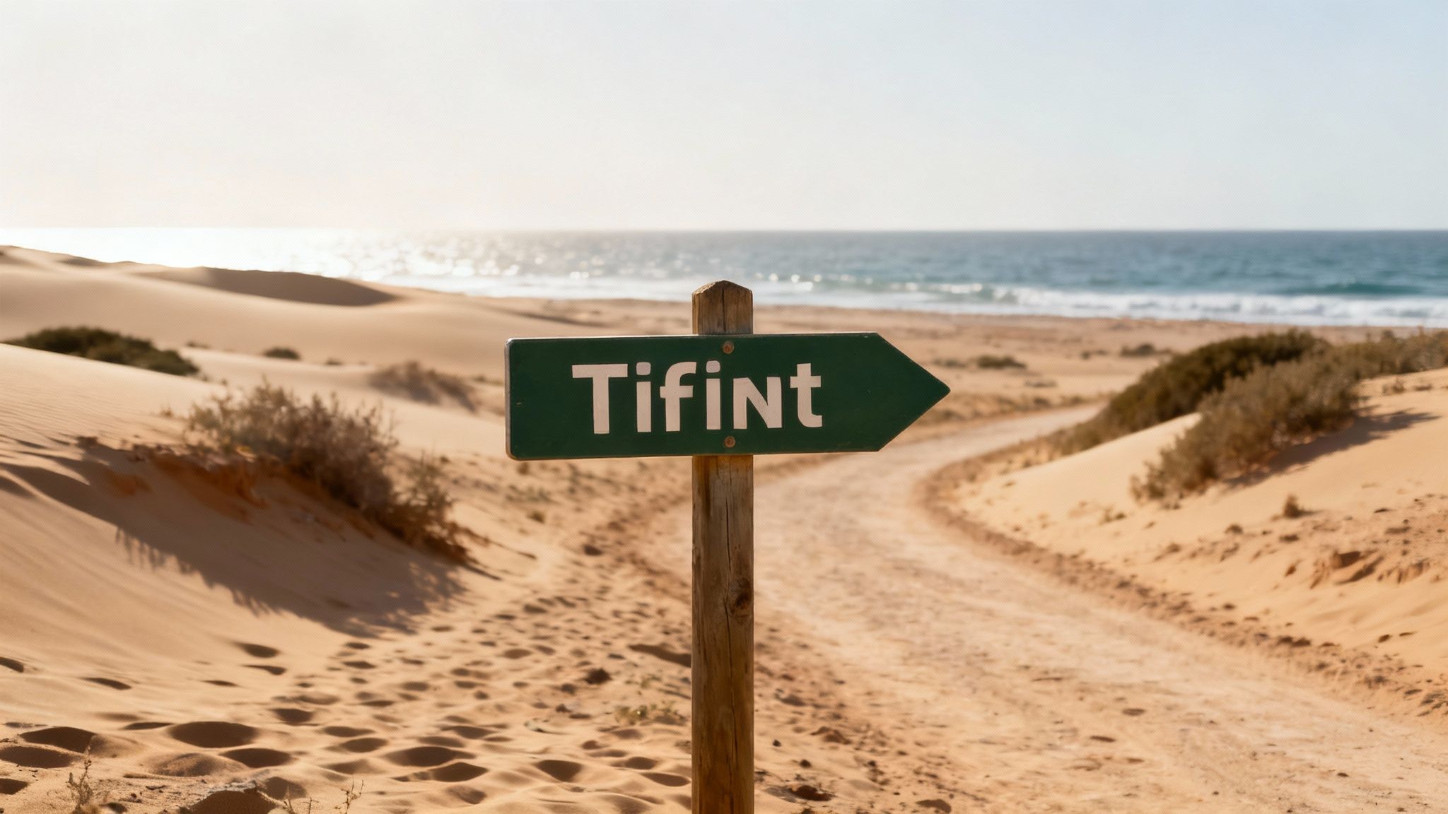 Carte ou sentier de randonnée dans le Parc National Souss Massa