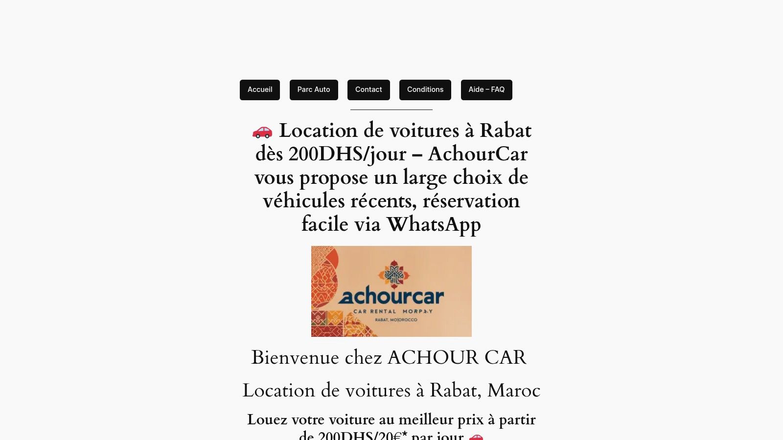 Achour Car