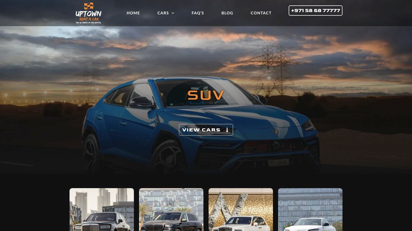 Rent a Seven Seater in Dubai 2025 | Top 7 Options 1 SUV (4×4) – Uptown Rent a Car