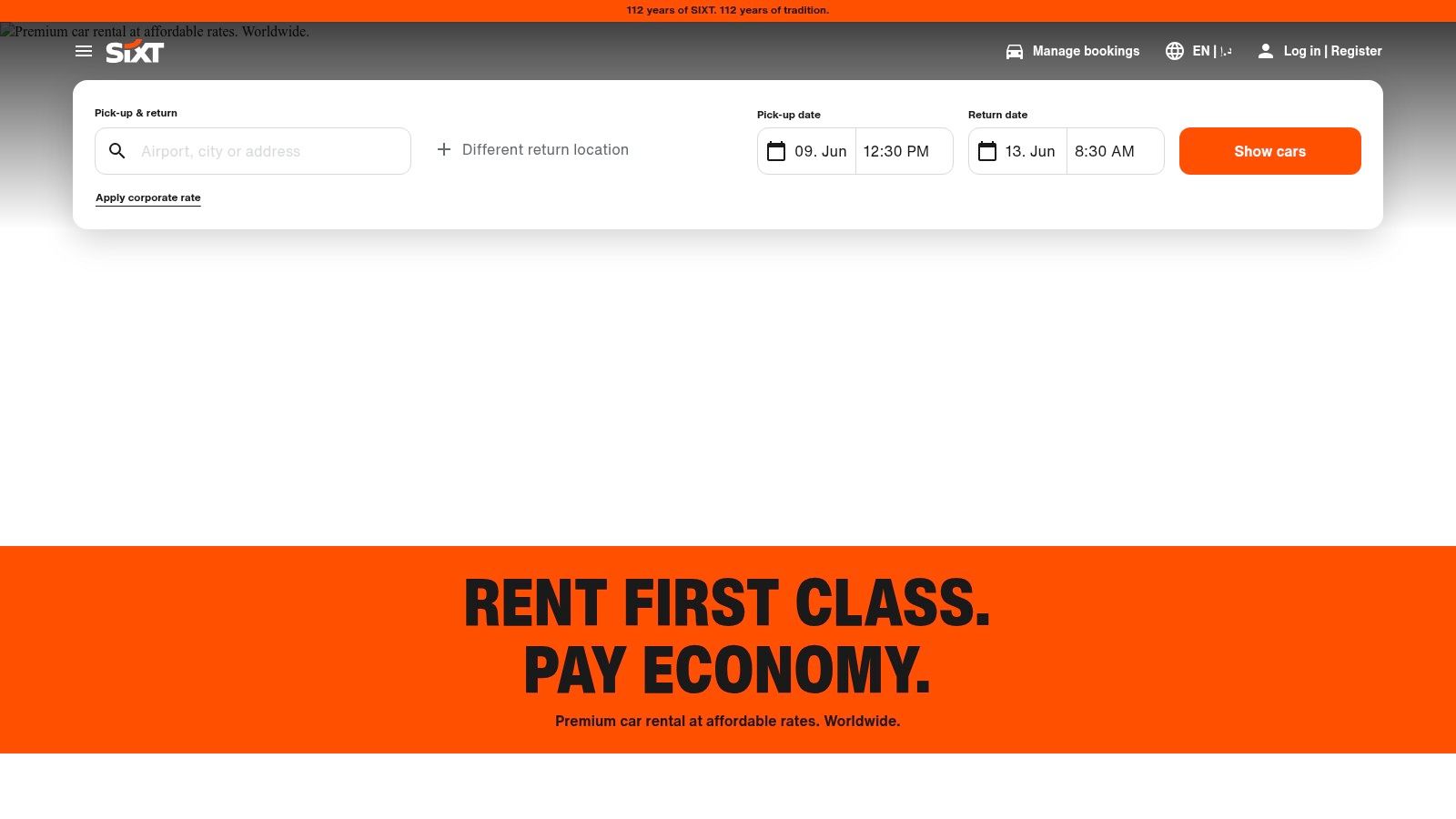 Sixt Rent a Car UAE