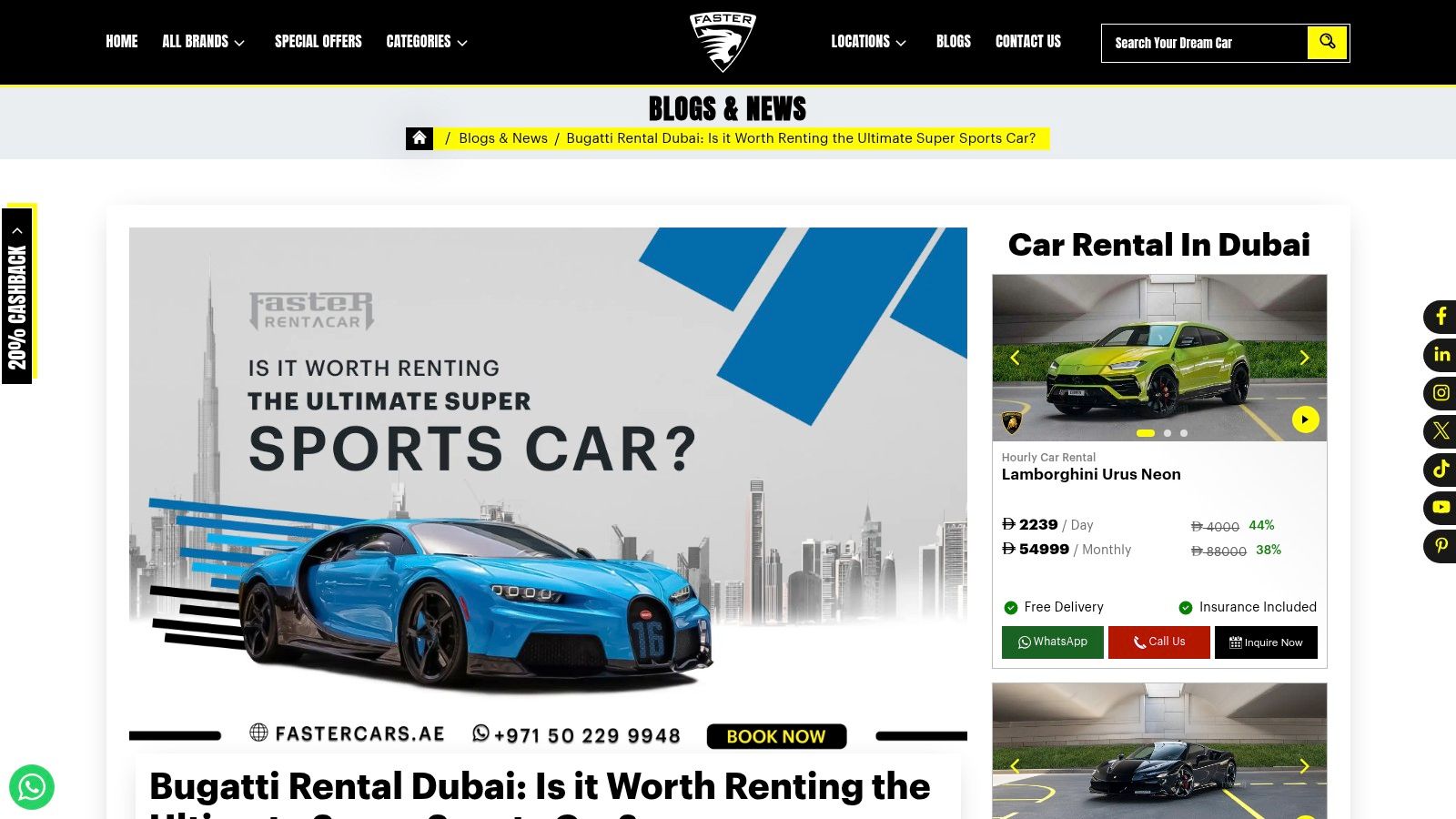 Faster Rent a Car
