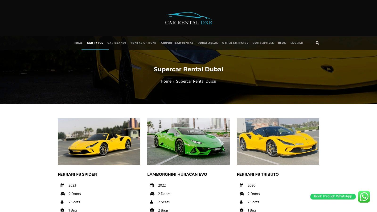 Car Rental DXB