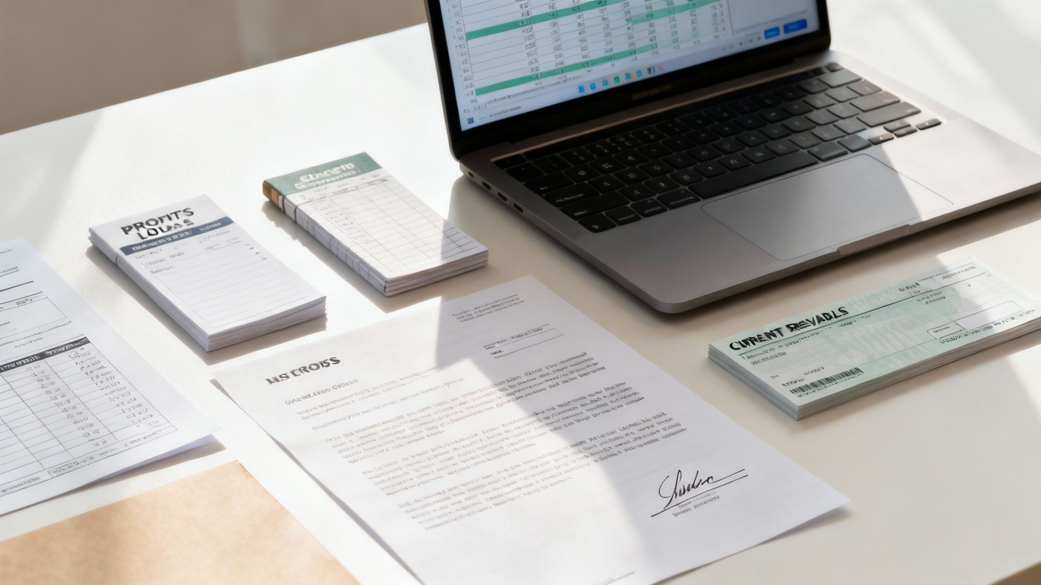 תיק מסמכים ונתונים פיננסיים