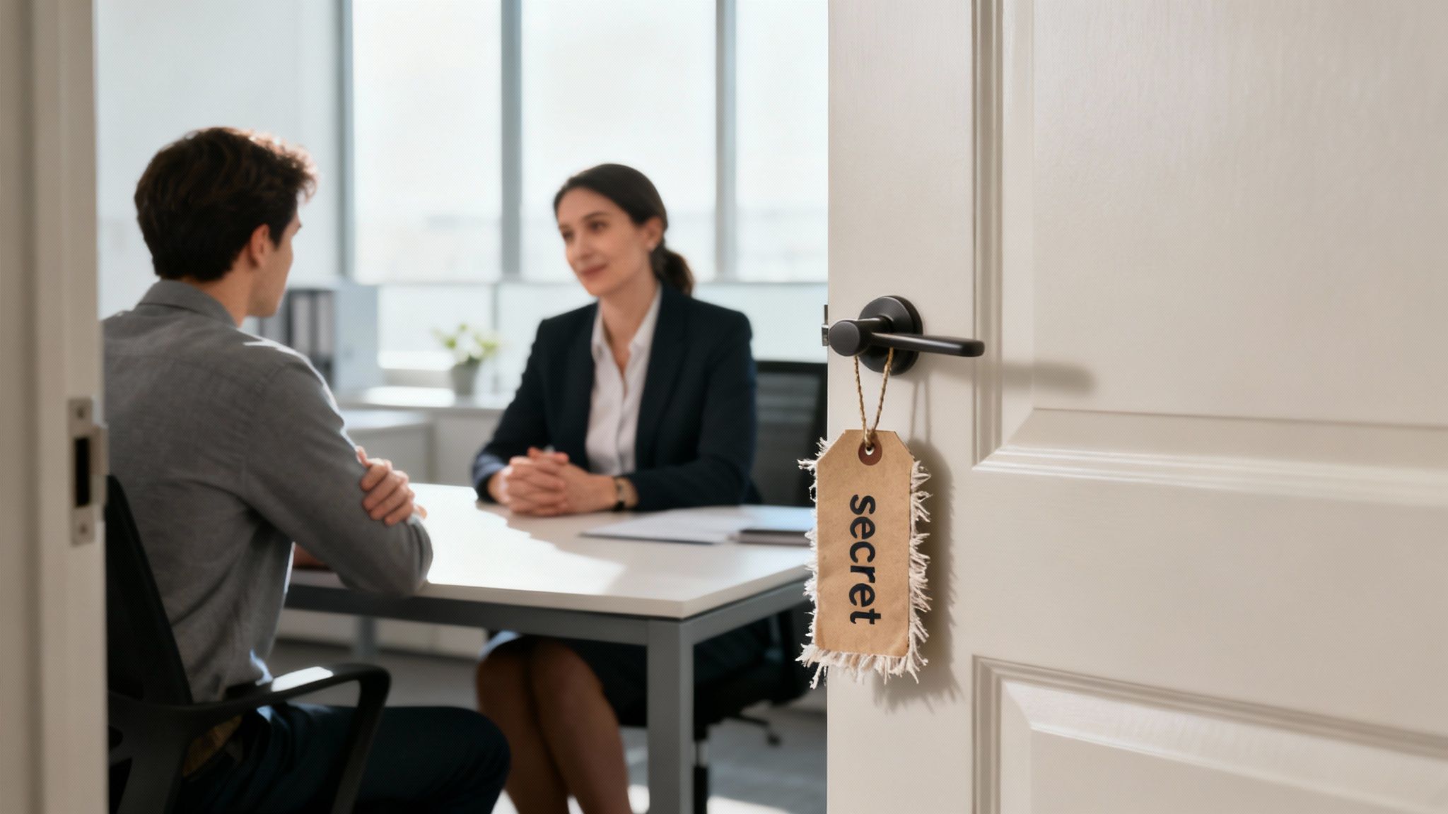 מגן המסמל הגנה וביטחון בסביבת העבודה.