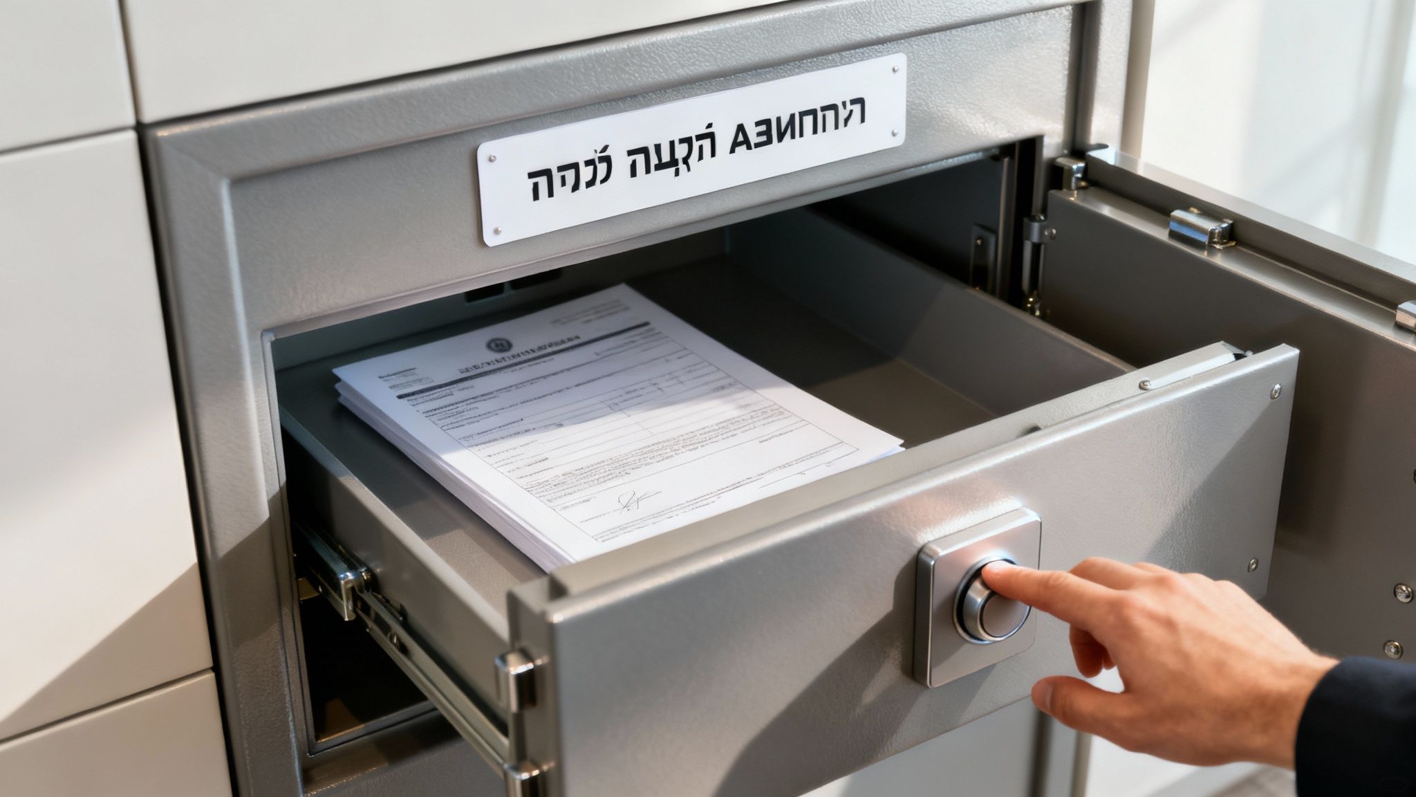 עורך דין מסביר על ערבות בנקאית אוטונומית בפגישה עסקית