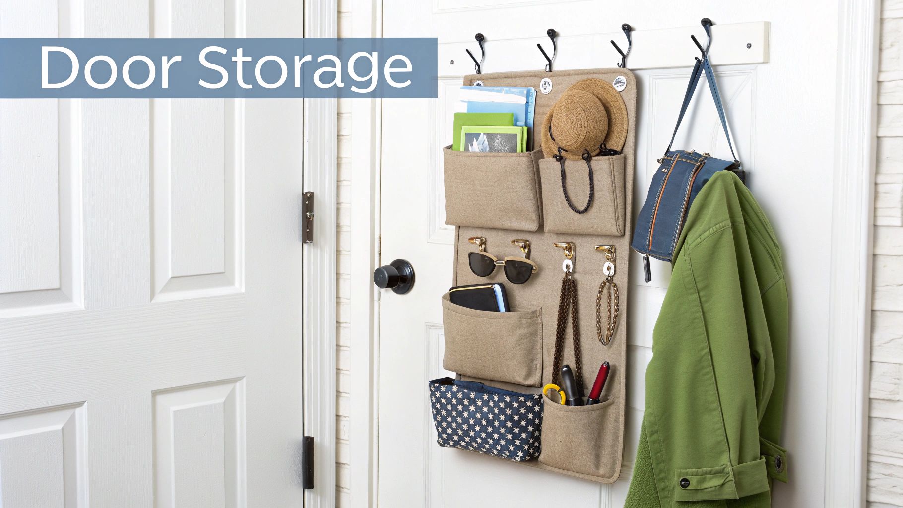 Over-the-Door Multi-Functional Storage
