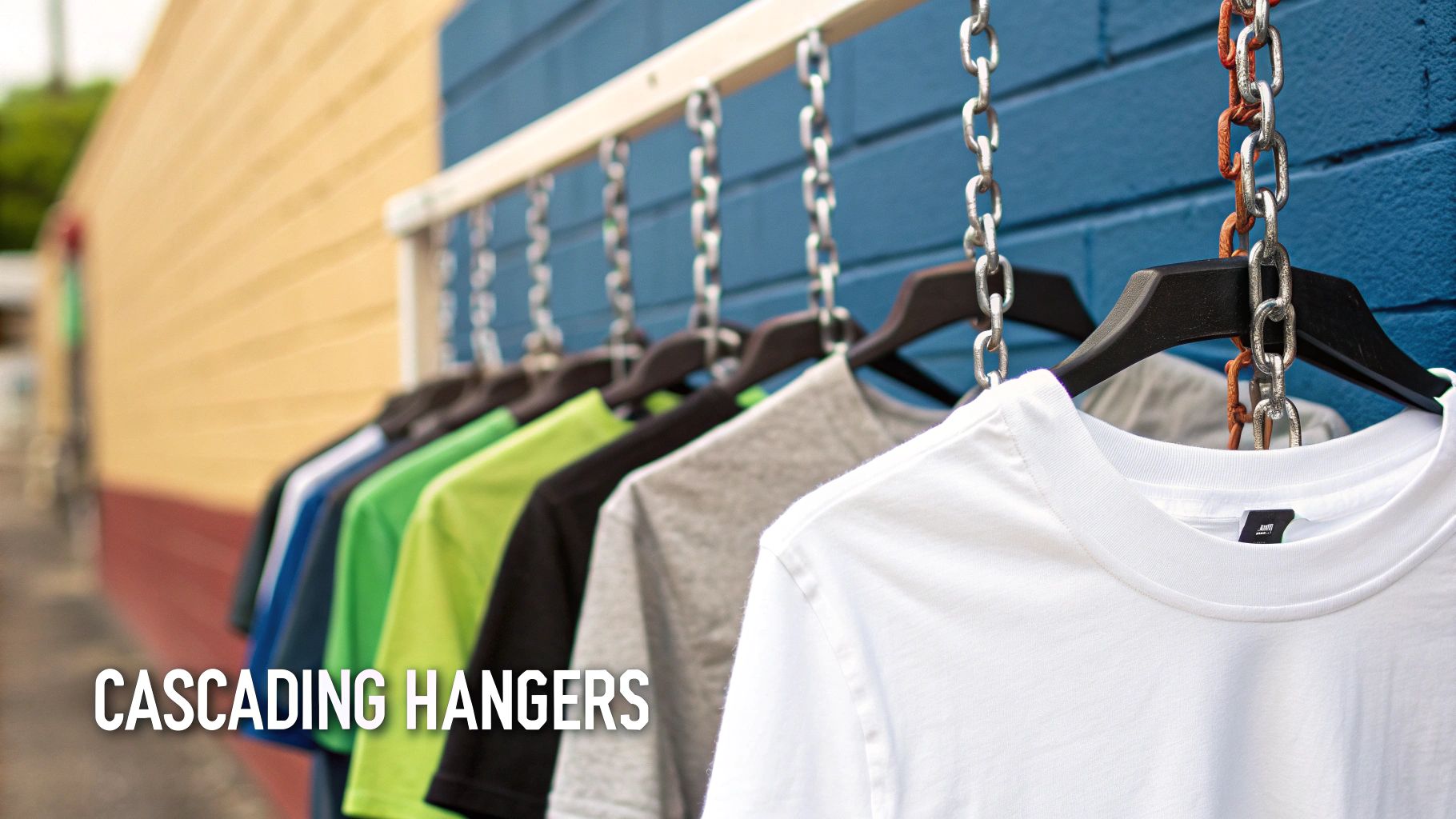 Cascading or Tiered Hangers