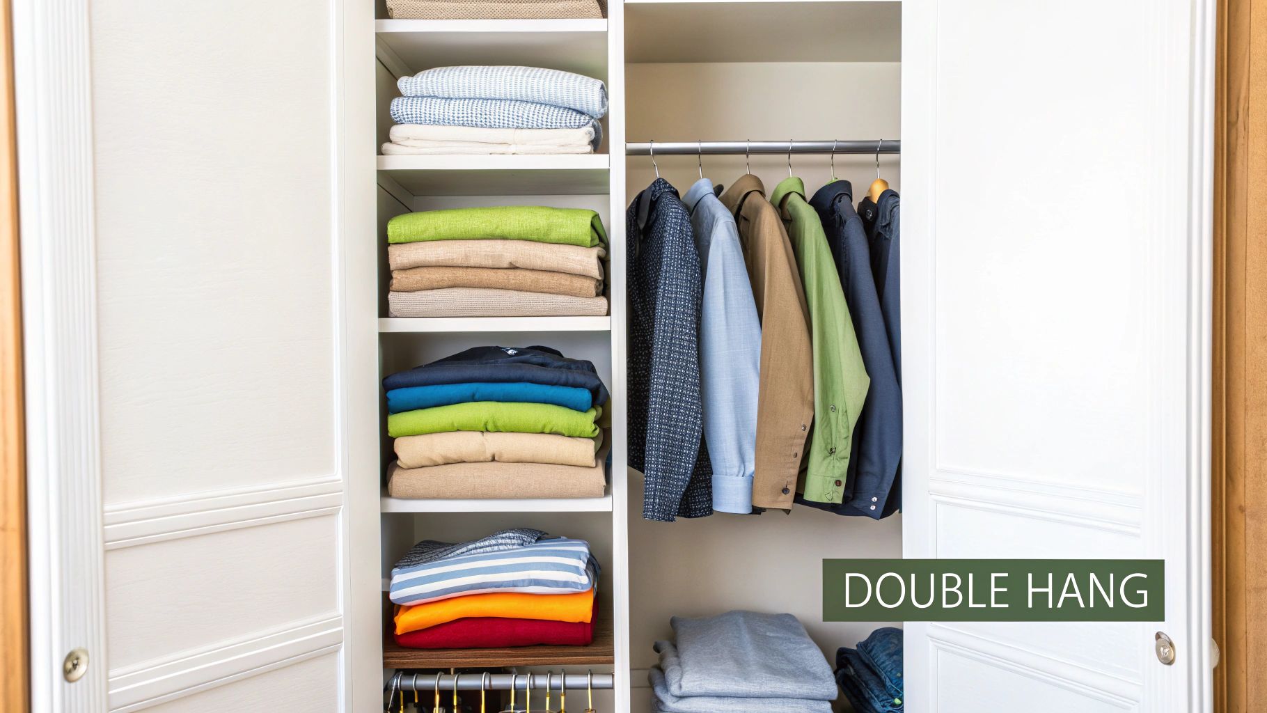 Vertical Double-Hang Rod System