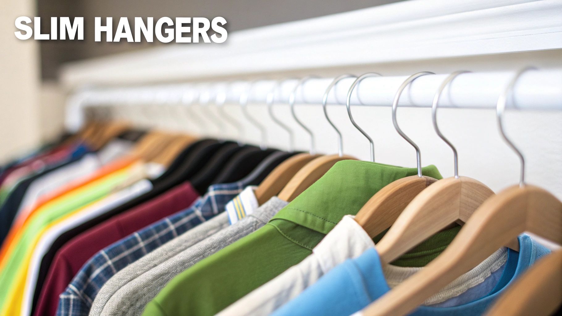 Slim and Non-Slip Hangers to Reduce Bulk