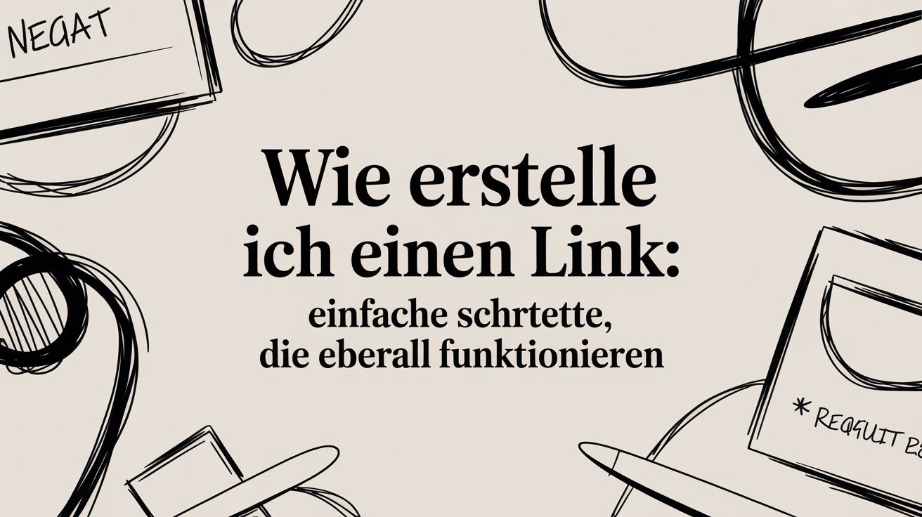 wie erstelle ich einen link: Einfache Schritte, die überall funktionieren