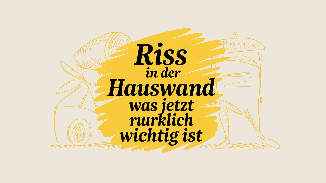 Riss in der Hauswand Was jetzt wirklich wichtig ist